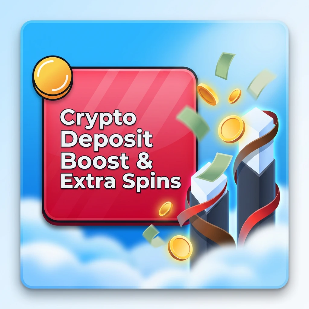 Crypto Deposit Boost & Extra Spins